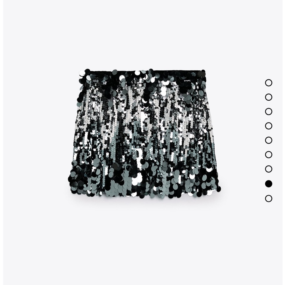 Zara sequin mini skirt